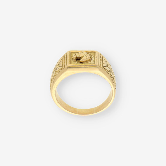 Anillo caballo oro