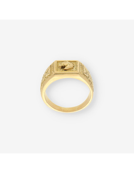 Anillo caballo oro