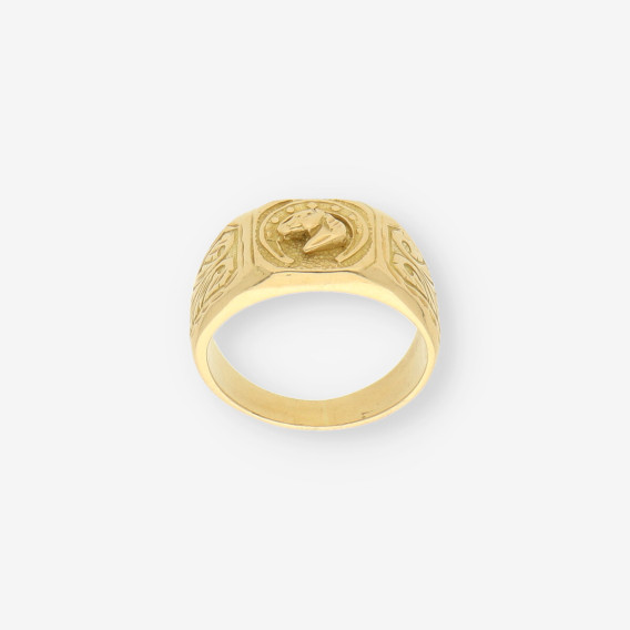 Anillo caballlo oro