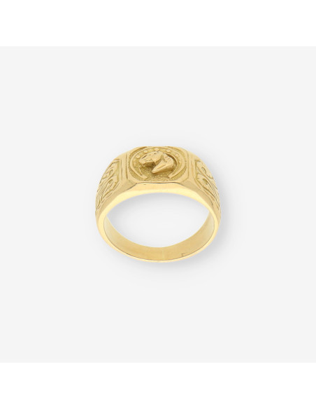 Anillo caballlo oro