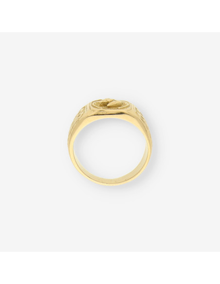 Anillo caballlo oro