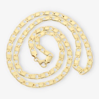 Cadena plana 60cm en oro 18kt NUEVO 2