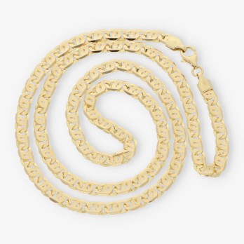 Cadena plana 60cm en oro 18kt NUEVO 2