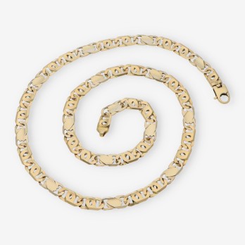 Cadena plana en oro 18kt 2