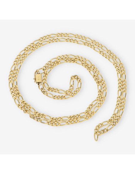 Cadena Chimento alterna 3x1 en oro 18kt