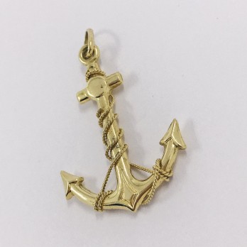Ancla en oro 18kt 2