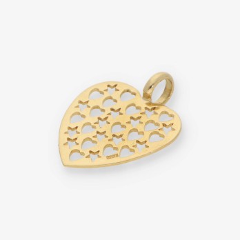 Colgante corazÃ³n Tous en oro 18kt. 2