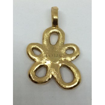 Flor para colgante en oro Tous 2