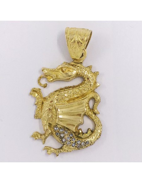 Colgante DragÃ³n en oro 18kt