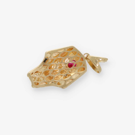 Colgante FaraÃ³n en oro 18kt