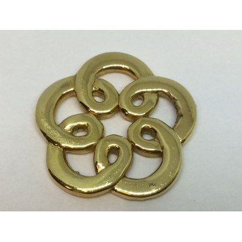 Figura flor en oro amarillo para colgante Tous