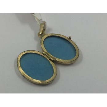 Colgante porta fotos en oro 2