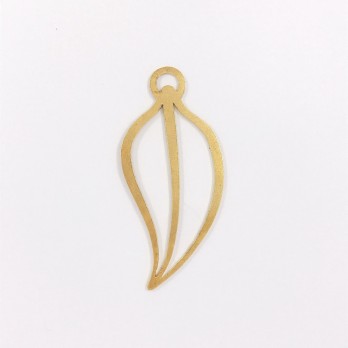 Colgante hoja TOUS en oro 18kt