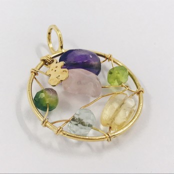 Colgante tous en oro 18kt. 2