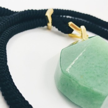 Colgante TOUS con piedra verde 2