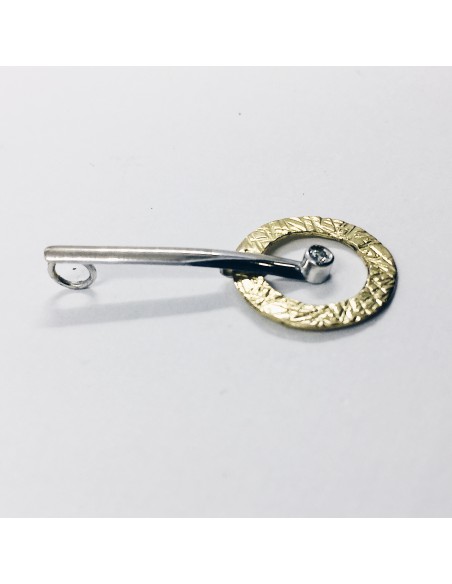 Colgante en oro y brillante