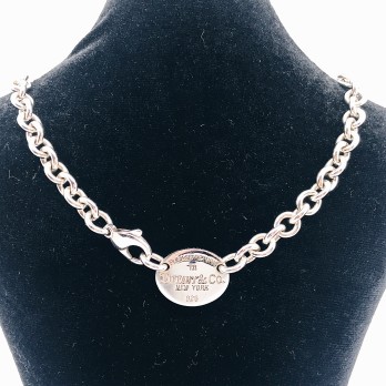 Colgante Tiffany en plata. 2