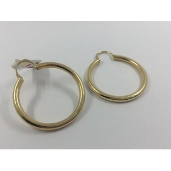 Pendientes criollas en oro