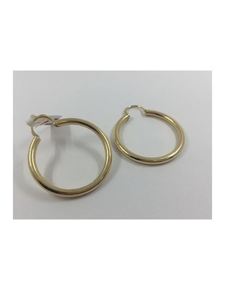 Pendientes criollas en oro