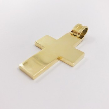 Colgante cruz de oro 18kt 2