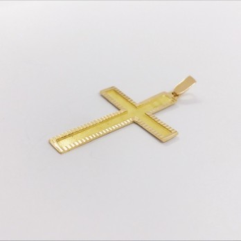 Colgante cruz de oro 18kt 2