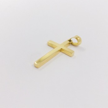 Colgante cruz de oro 18kt 2