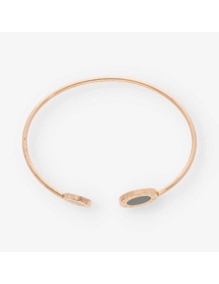 Pulsera Bulgari en oro rosa 18kt y brillantes