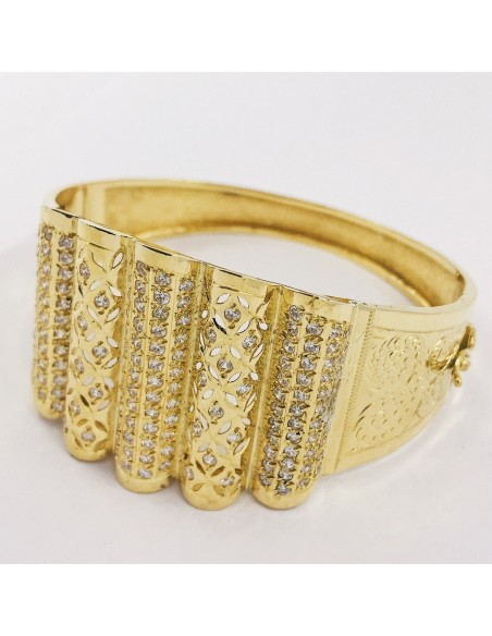 Pulsera esclava en oro 18kt
