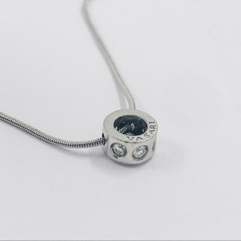 Colgante Vasari de oro blanco y brillantes 2