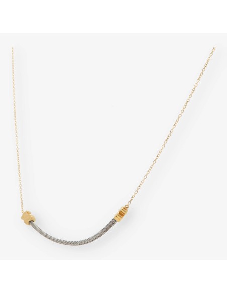 Collar Tous en acero y oro 18kt