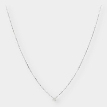 Collar Cartier en oro blanco 18kt con brillante 2