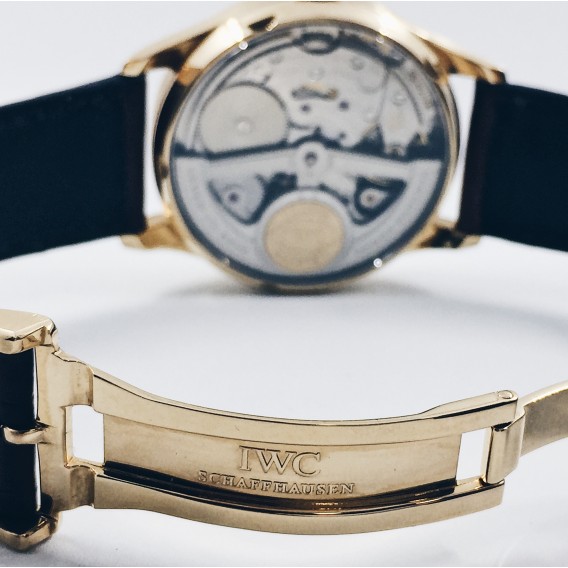 IWC Schaffhausen PortuguÃ©s automatic 7 days oro rosa