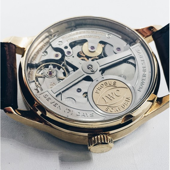 IWC Schaffhausen PortuguÃ©s automatic 7 days oro rosa