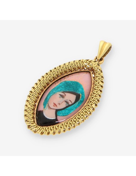 Medalla oro y esmalte