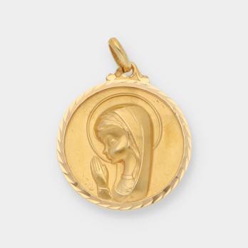 Colgante oro 18kt virgen niÃ±a