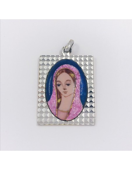 Colgante medalla en oro y esmalte