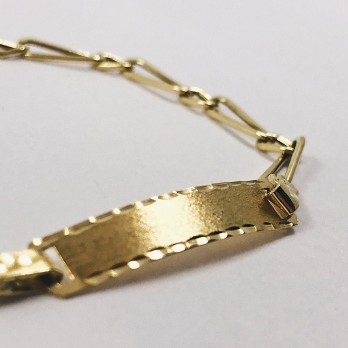 Pulsera no me olvides en oro 18kt 2