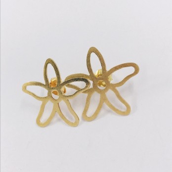 Pendientes Tous con forma de flor en oro 18kt 2