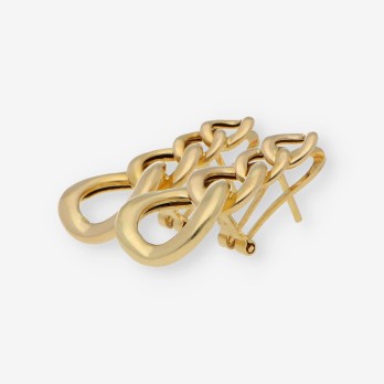 Pendientes largos en oro 18kt 2