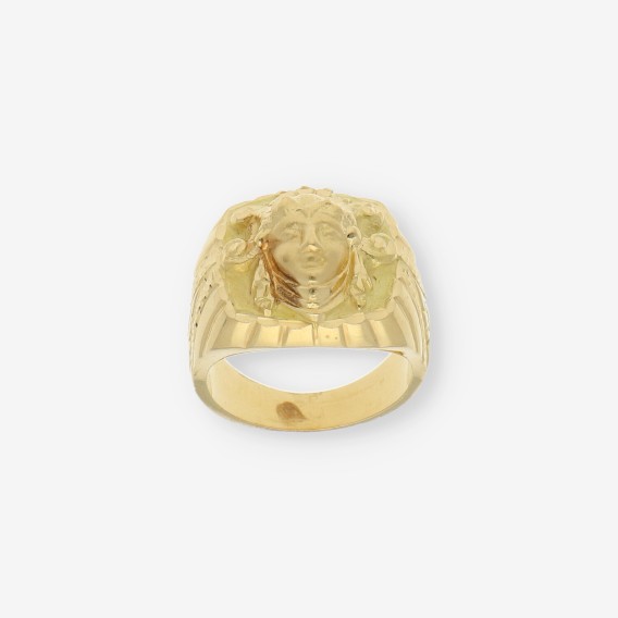Anillo sello en oro 18kt