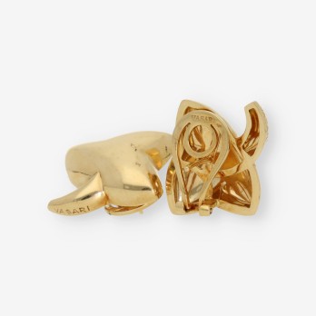 Pendientes vasari en oro 18kt 2