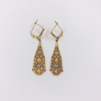 Pendientes vintage en oro 18kt