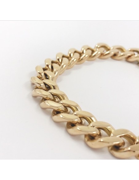 Pulsera barbada en oro 18kt
