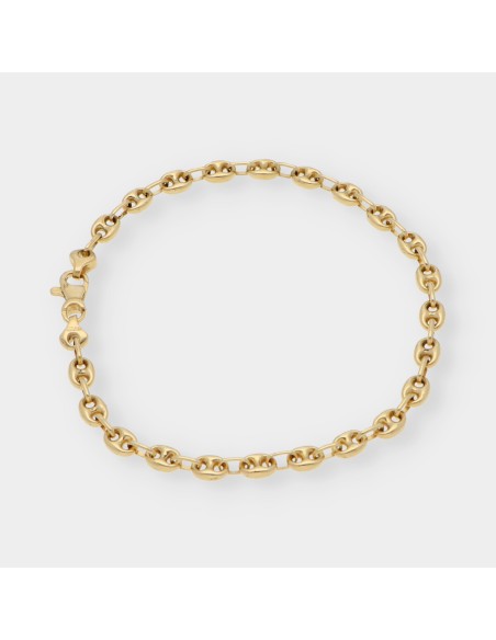 Pulsera de calabrotes en oro 18kt