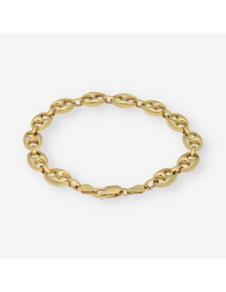Pulsera de calabrotes en oro 18kt
