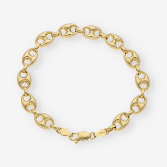 Pulsera de calabrotes en oro 18kt