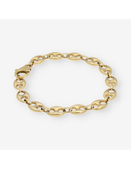 Pulsera de calabrotes en oro 18kt