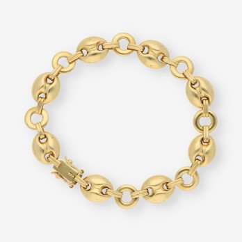 Pulsera de calabrotes en oro 18kt 2