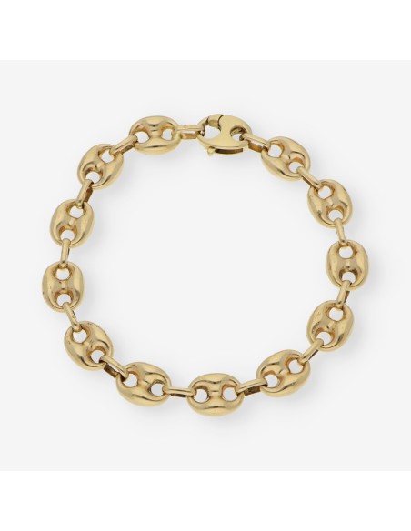 Pulsera de calabrotes en oro 18kt