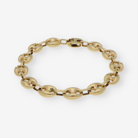 Pulsera de calabrotes en oro 18kt
